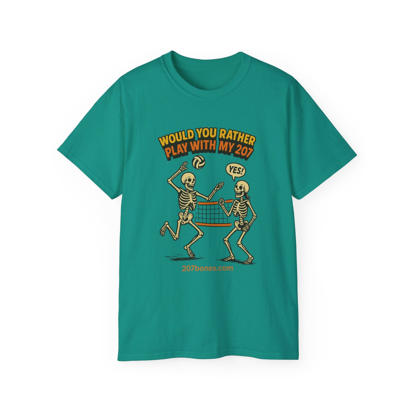 Humorous Skeleton Graphic Tee, Halloween Shirt, Unisex Tee, Playful T-Shirt, Gift for Gamers, Casual Wear