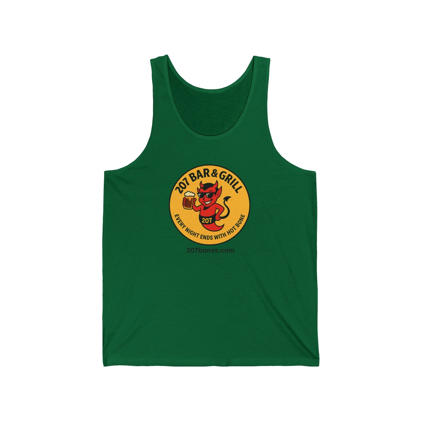 Custom Unisex Jersey Tank Top - Perfect for Summer BBQs, Casual Outings, Bar and Grill Events, Gifts for Foodies, Beach Wear