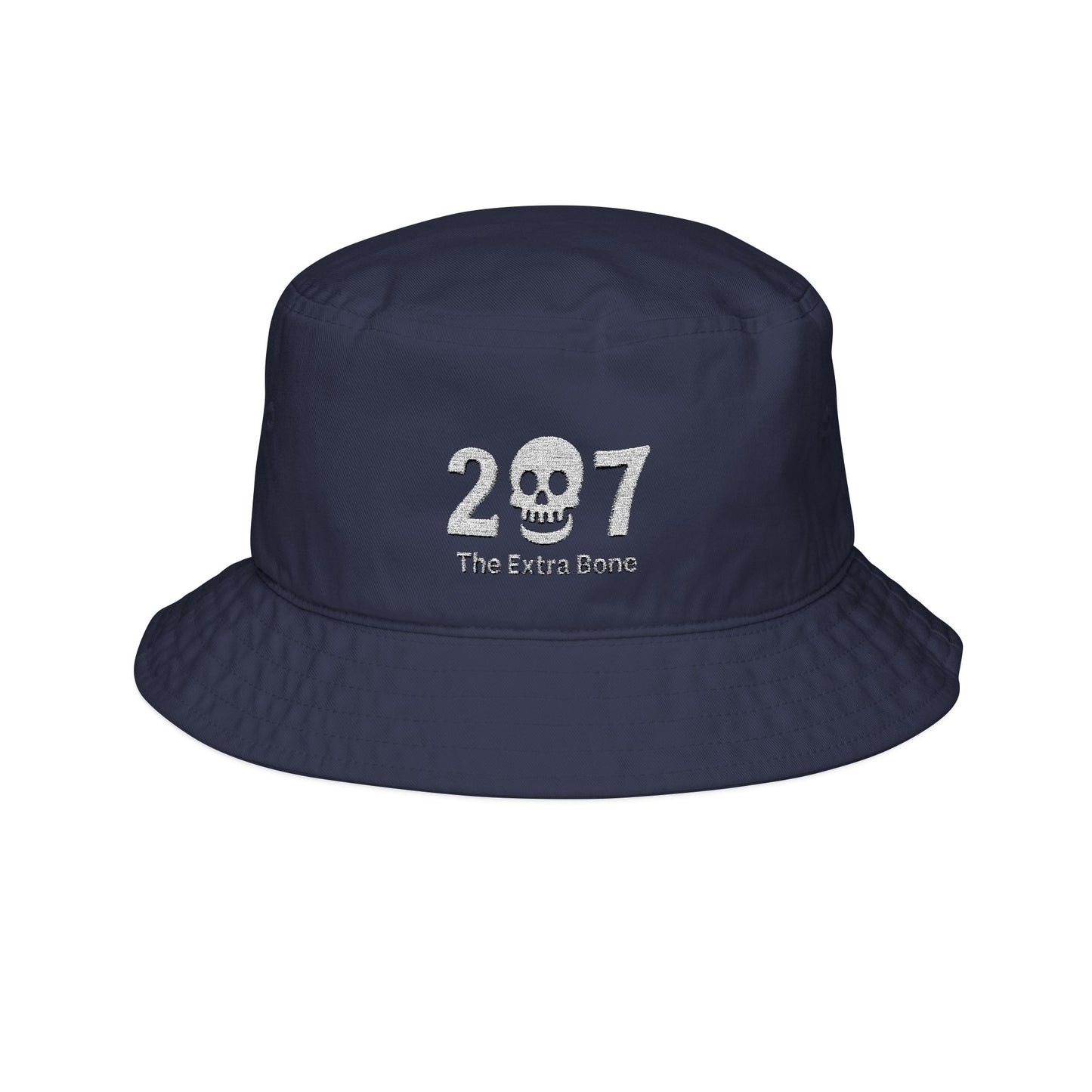 Skull Embroidered Bucket Hat, Trendy Summer Hat, Casual Outdoor Hat, beachwear accessory, Gift for Him/Her