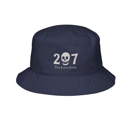 Skull Embroidered Bucket Hat, Trendy Summer Hat, Casual Outdoor Hat, beachwear accessory, Gift for Him/Her