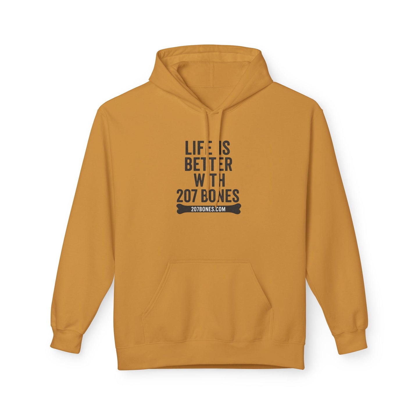 Life is Better with 207 Bones Hoodie, Unisex Softstyle Fleece Sweatshirt, Cozy Animal Lover Apparel, Gift for Pet Owners, Funny Dog [...]