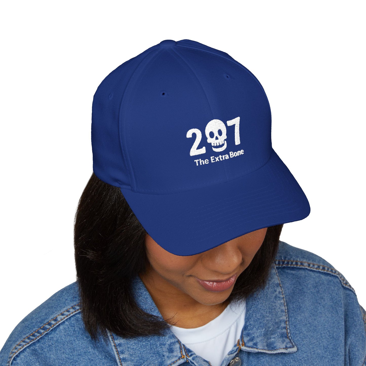 Skull Embroidered Cap - Casual Hat, Trendy Baseball Cap
