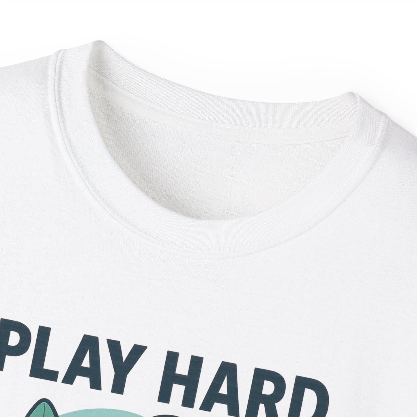 Play Hard Bone Harder Tee, Fun Skeleton Shirt, Summer Vibes Tee, Beach Lover Gift, Halloween Party Tee, Casual Everyday Wear