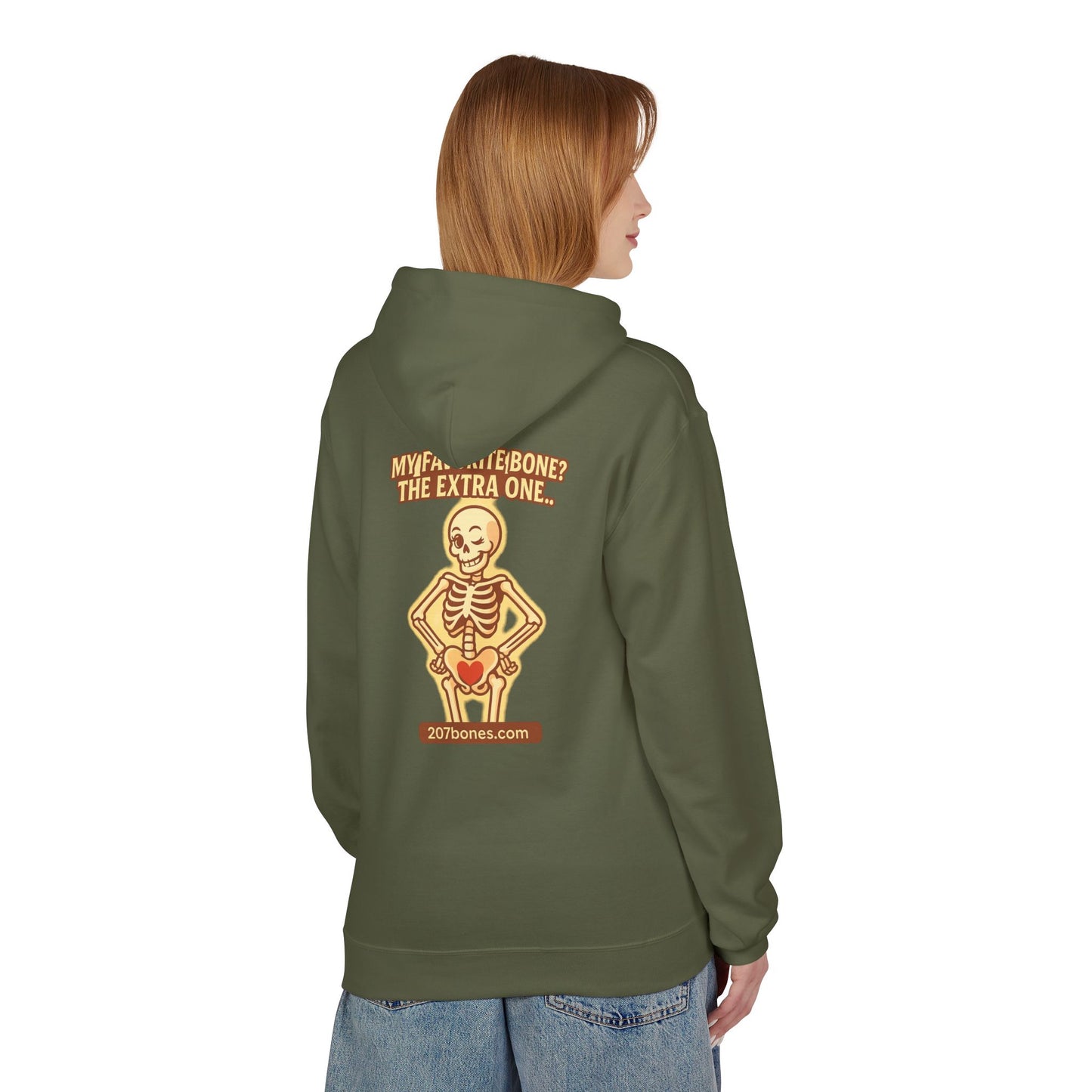 Funny Skeleton Hoodie, Unisex Hoodie, Halloween Apparel, Gift for Bone Lovers, Cute and Comfy Sweatshirt