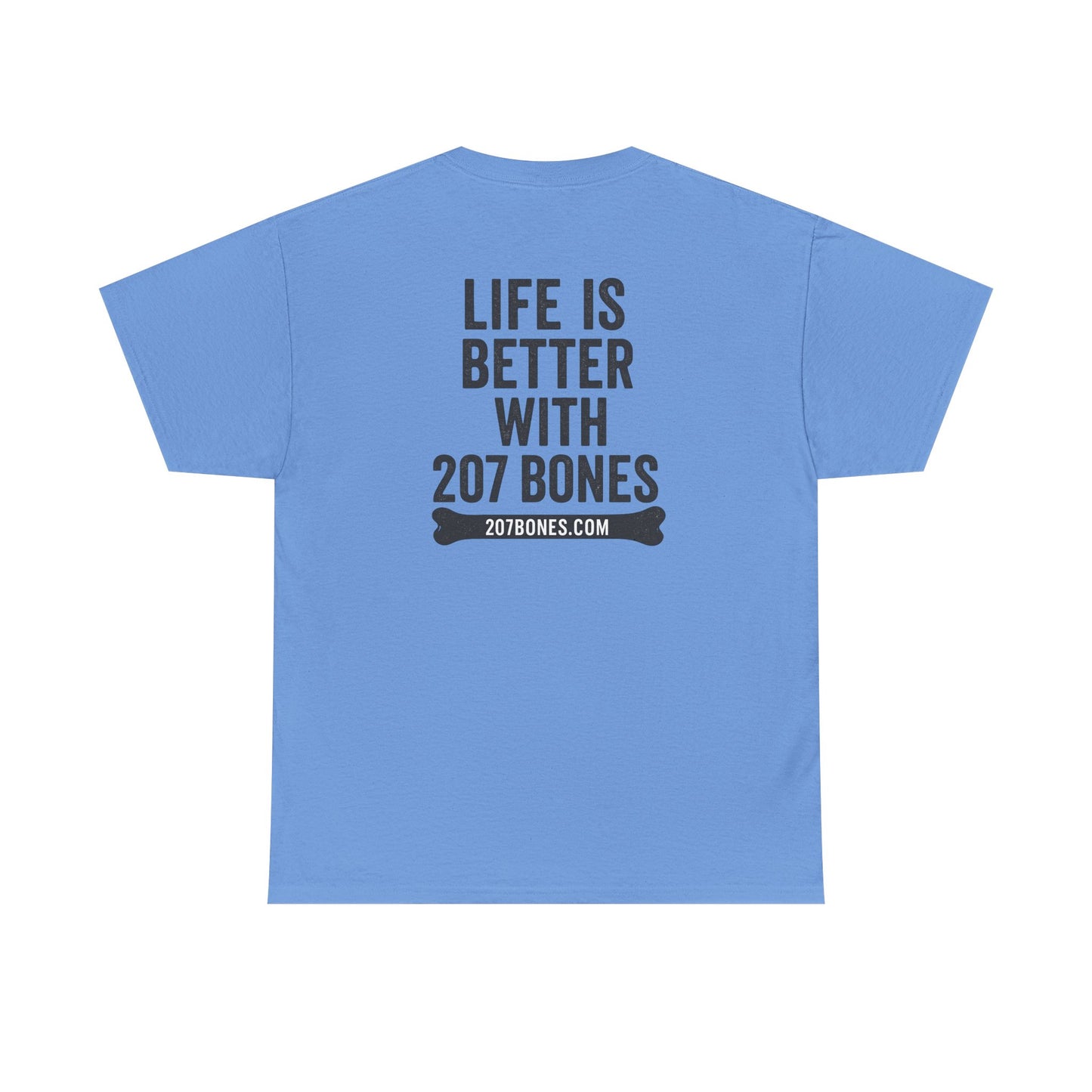 Unisex Heavy Cotton Tee - 'Life is Better with 207 Bones' Dog Lover's Shirt, Pet Owner Gift, Casual Everyday Tee, Animal Lover [...]