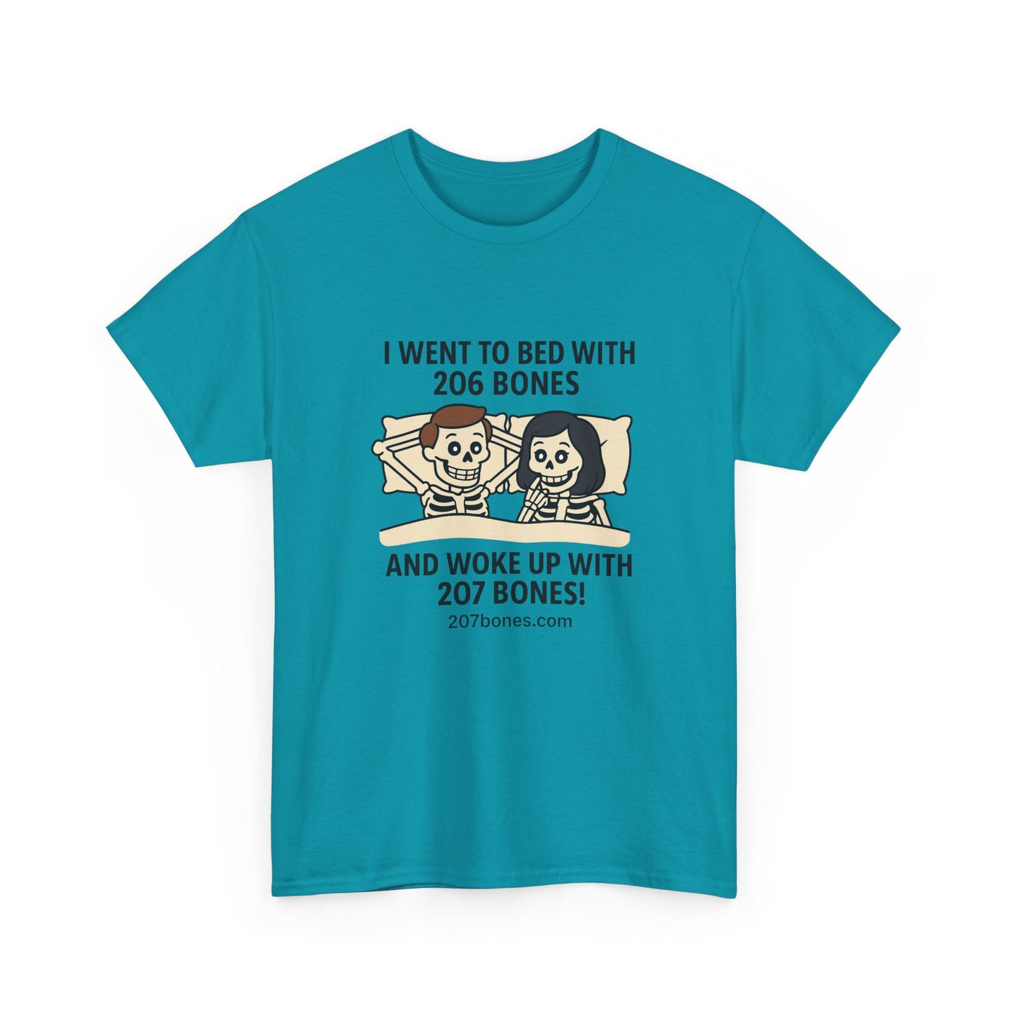 Funny Bone Humor Tee, Unisex Cotton T-Shirt, Gift for Halloween, Quirky Graphic Tee, Unique Birthday Present