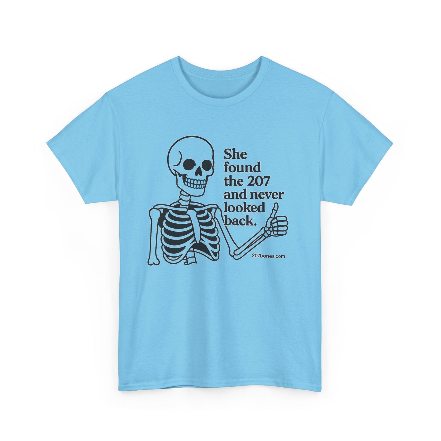 Skeleton Graphic Unisex Heavy Cotton Tee - Perfect for Halloween, Casual Wear, Gift Ideas, and Everyday Fun