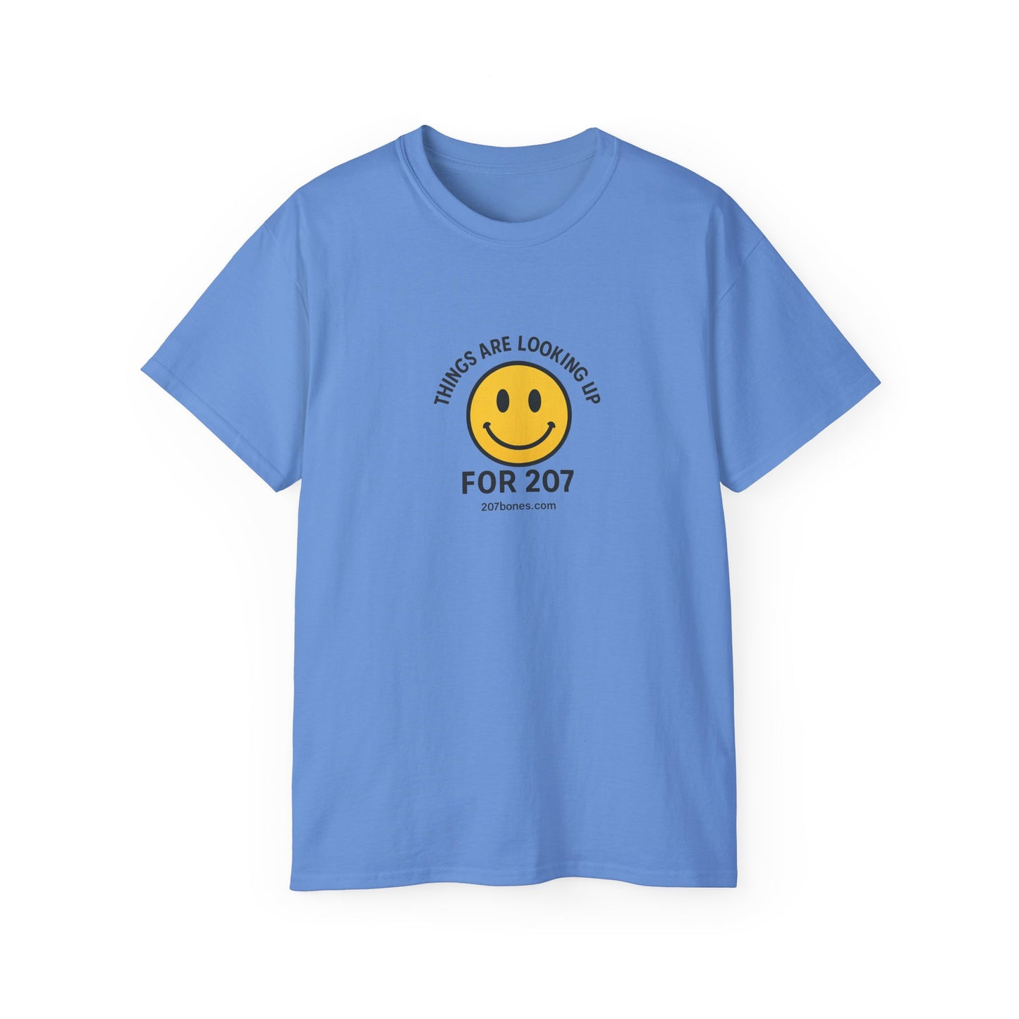 Smiley Message Tee - Unisex Ultra Cotton Shirt | Positive Vibes Apparel, Gift for Friends, Casual Outfit, Everyday Wear, Birthday Present