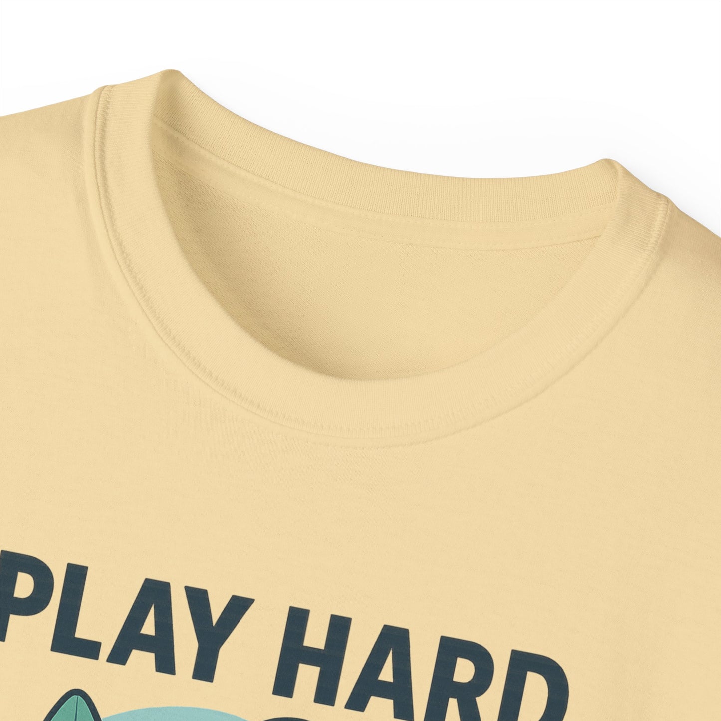 Play Hard Bone Harder Tee, Fun Skeleton Shirt, Summer Vibes Tee, Beach Lover Gift, Halloween Party Tee, Casual Everyday Wear