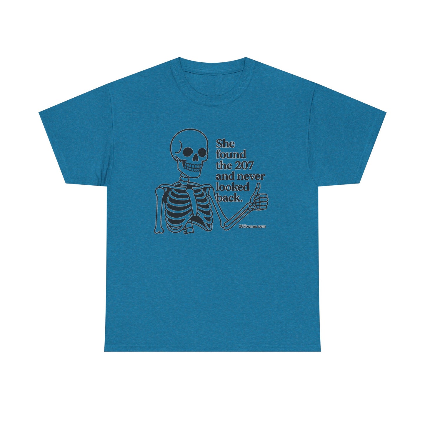 Skeleton Graphic Unisex Heavy Cotton Tee - Perfect for Halloween, Casual Wear, Gift Ideas, and Everyday Fun