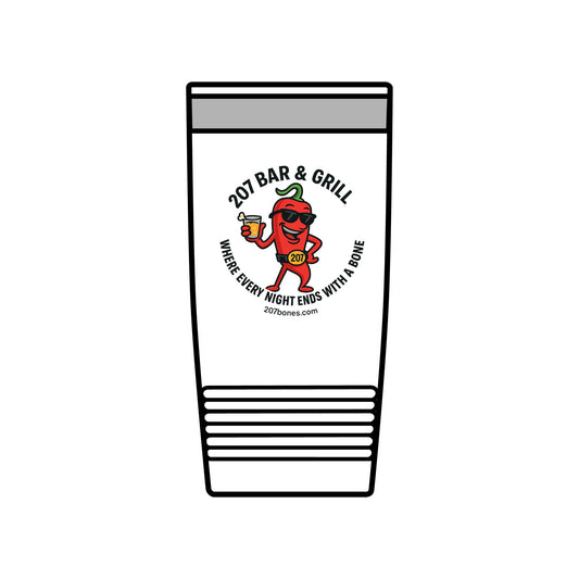 Fun Insulated Tumbler for Bar Lovers, 20oz Drinkware for Parties, Restaurants, Gifts, Tailgating, and BBQs