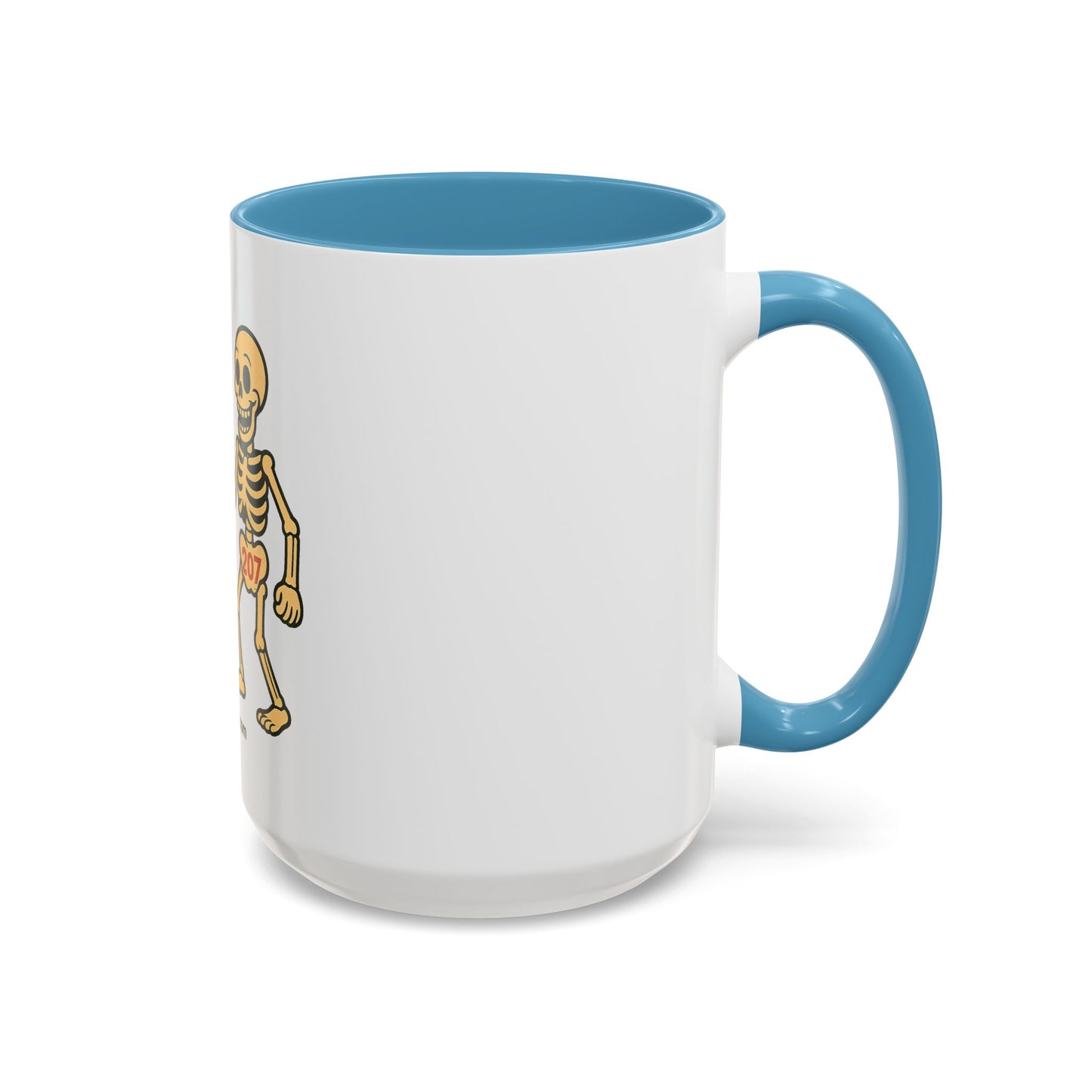 Playful Skeleton Coffee Mug, Fun Gift for Halloween, Quirky Kitchen Decor, Unique Drinking Cup, Halloween Humor Mug