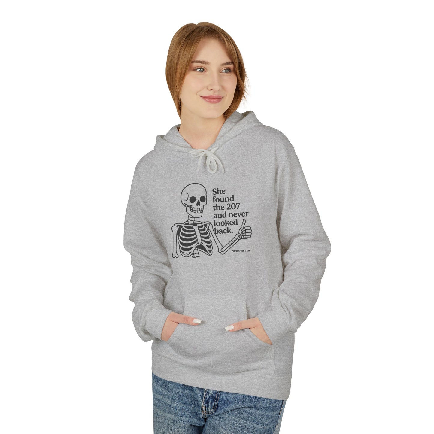Funny Skeleton Hoodie, Unisex Halloween Fleece Sweatshirt, Gift for Him/Her, Cozy Casual, Holiday Fun, Skeleton Graphic Tee