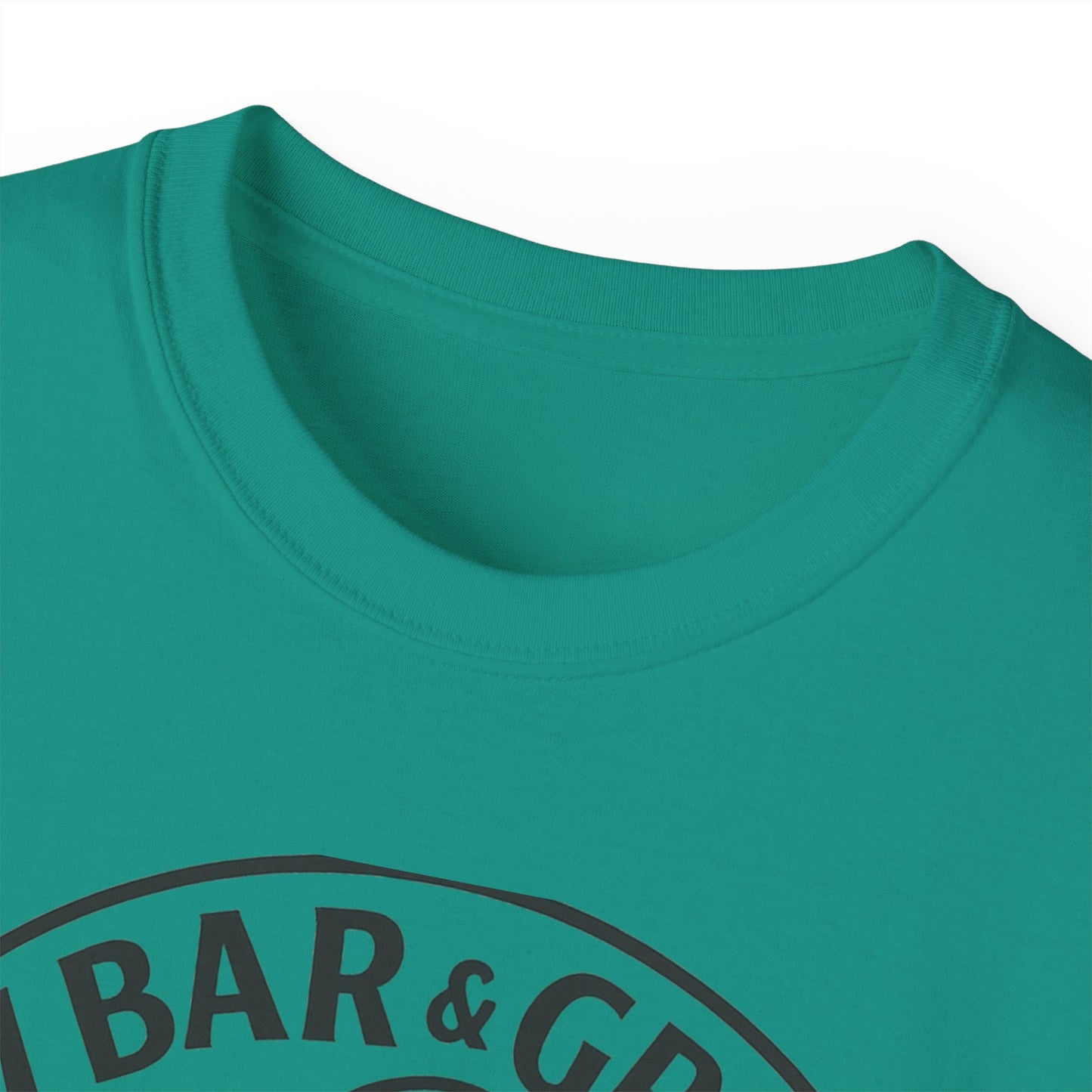 Skeleton Bar & Grill Tee, Fun Unisex Cotton T-Shirt for Halloween, Party Wear, Gift Idea, Casual Outfit