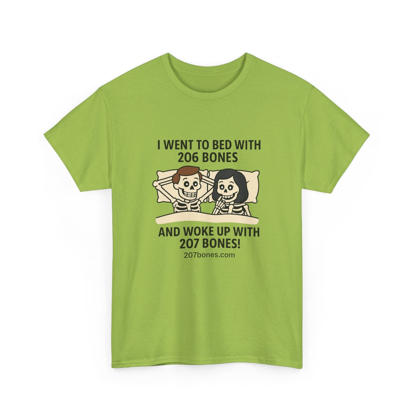 Funny Bone Humor Tee, Unisex Cotton T-Shirt, Gift for Halloween, Quirky Graphic Tee, Unique Birthday Present