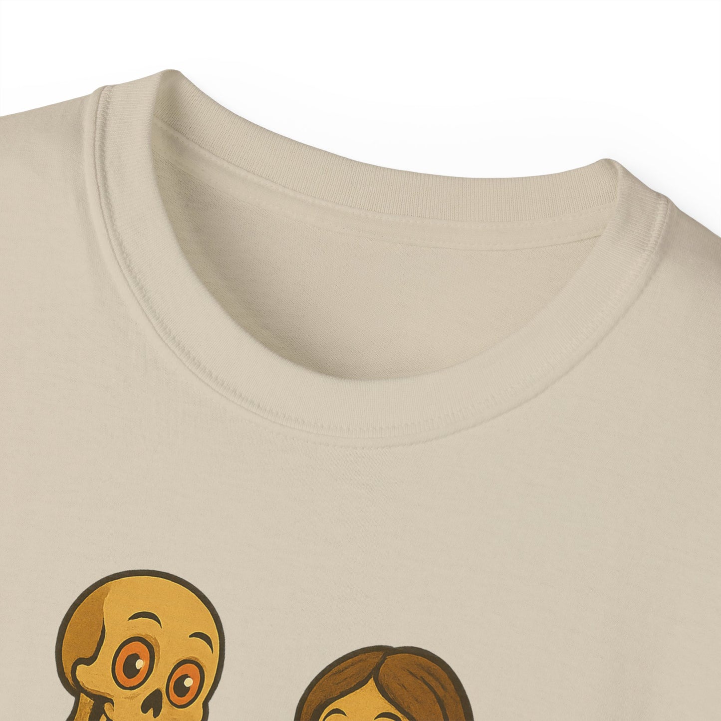 Skeleton Couple Tee, Funny Halloween Shirt, Gift for Couples, Spooky T-Shirt, Unisex Graphic Tee, Bone Humor Top