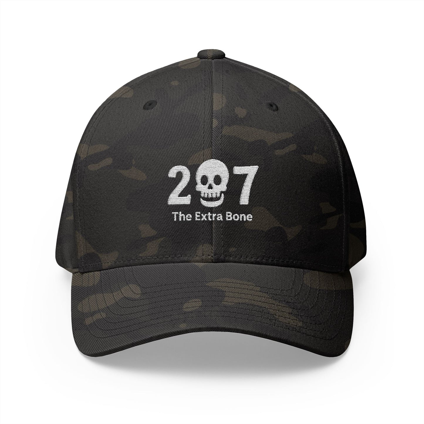 Skull Embroidered Cap - Casual Hat, Trendy Baseball Cap