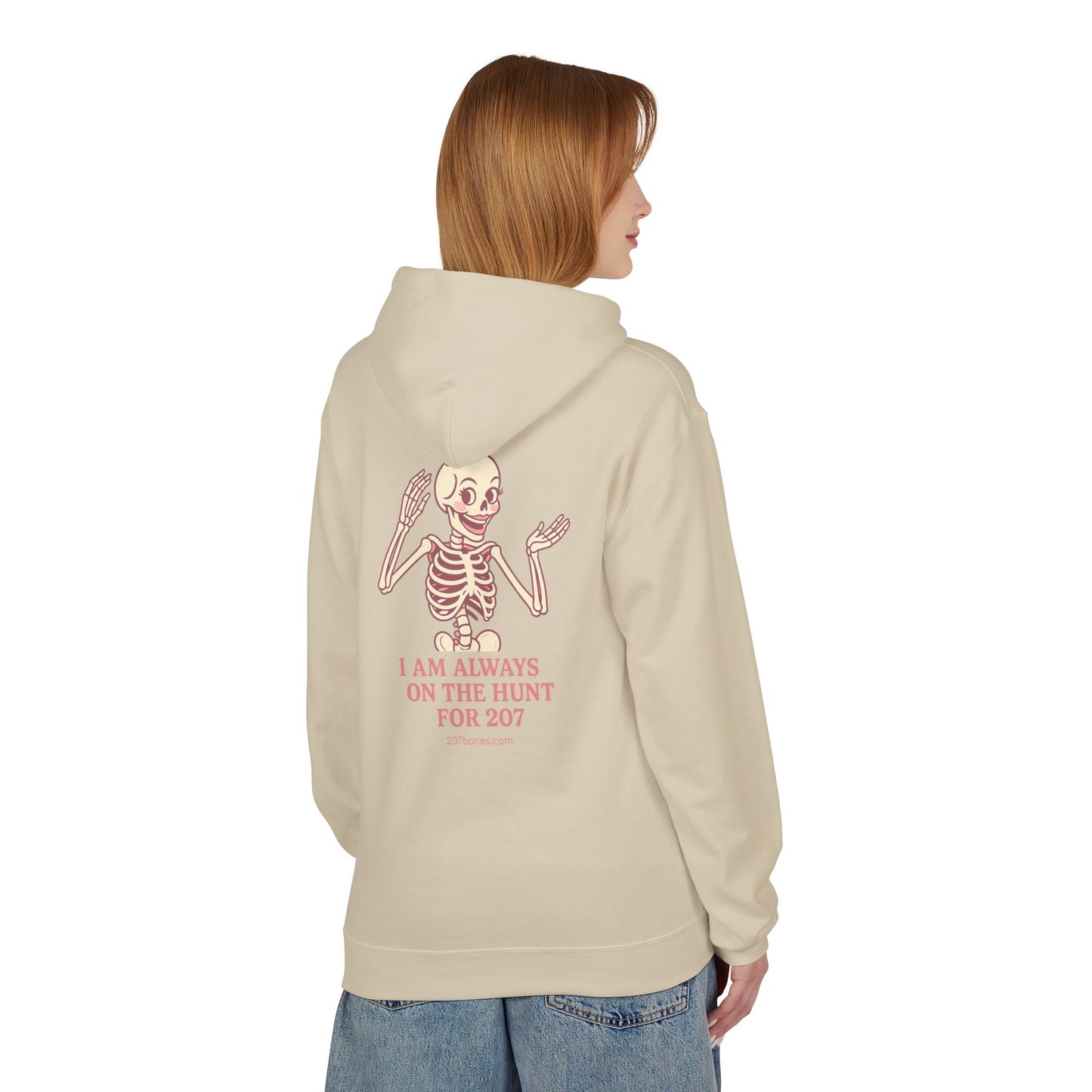 Cute Skeleton Hoodie, Unisex Fleece, Funny Halloween Gear, Gift for Spooky Season, Year-Round Comfort Wear, Trendy Layering