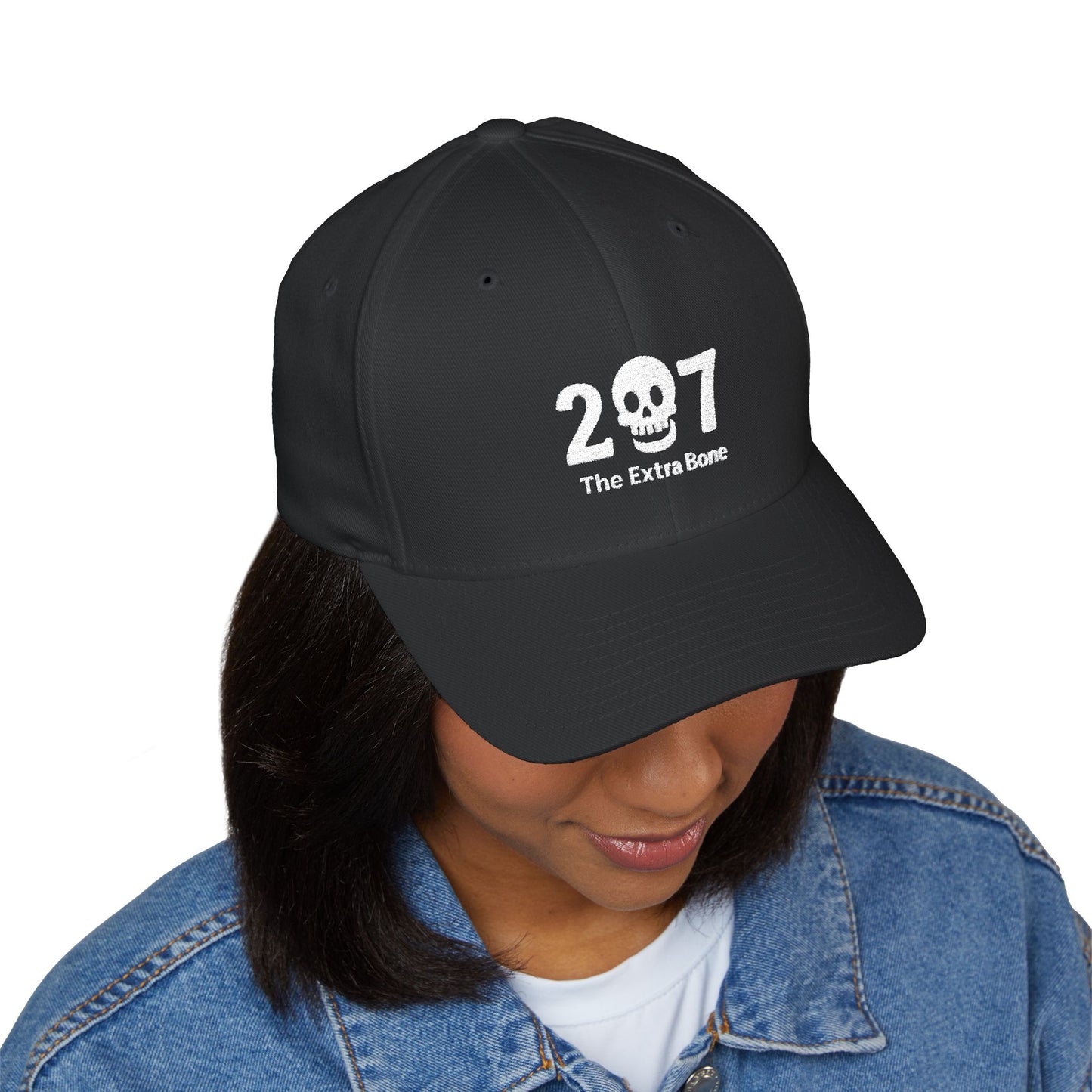 Skull Embroidered Cap - Casual Hat, Trendy Baseball Cap