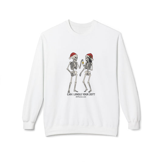 Skeletons Jingle Christmas Sweatshirt, Holiday Gift, Unisex Crewneck, Skeleton Christmas Jumper, Funny Xmas Sweatshirt