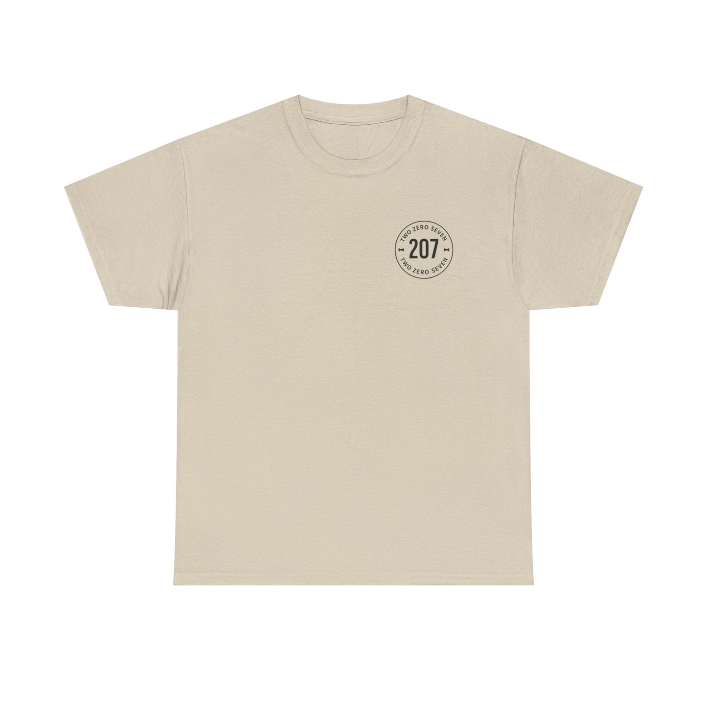 Unisex Heavy Cotton Tee - Bone of the Free, Home of the 207, American Spirit T-Shirt, Patriotic Tee, Casual Wear, Gift for Veterans