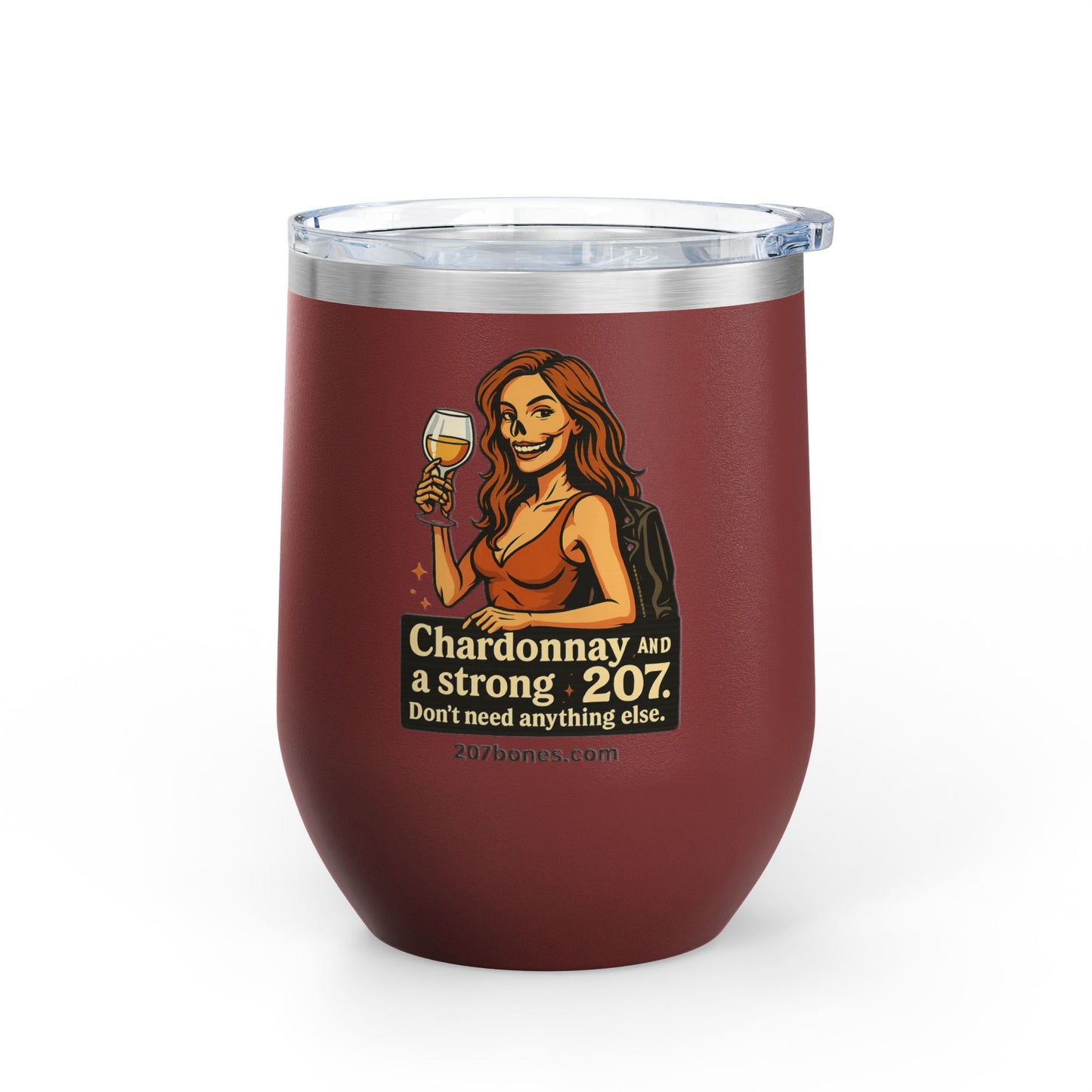 Chardonnay Wine Tumbler, Funny Wine Gift, 12oz Insulated Cup for Wine Lovers, Perfect for Parties and Celebrations, Unique Gift Ideas, [...]