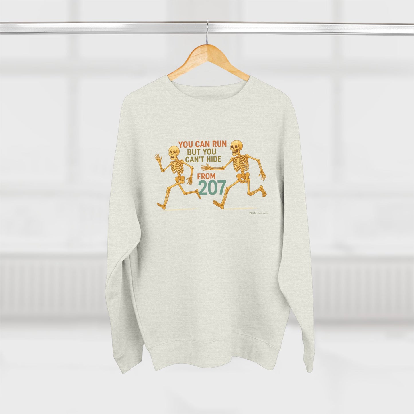 Funny Skeleton Sweatshirt, Halloween Apparel, Unisex Crewneck, Gift for Fans, Humor Clothing, Spooky Season Gear
