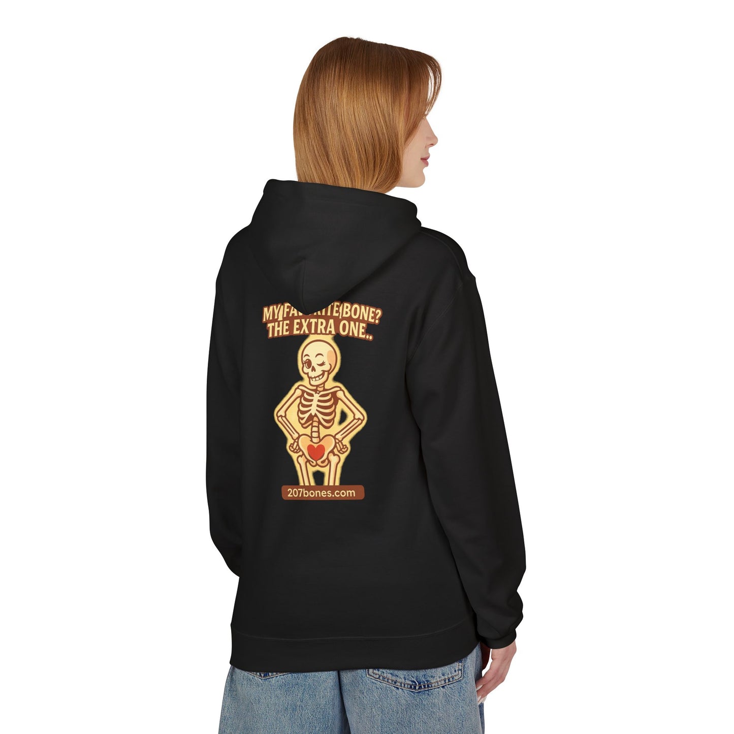 Funny Skeleton Hoodie, Unisex Hoodie, Halloween Apparel, Gift for Bone Lovers, Cute and Comfy Sweatshirt