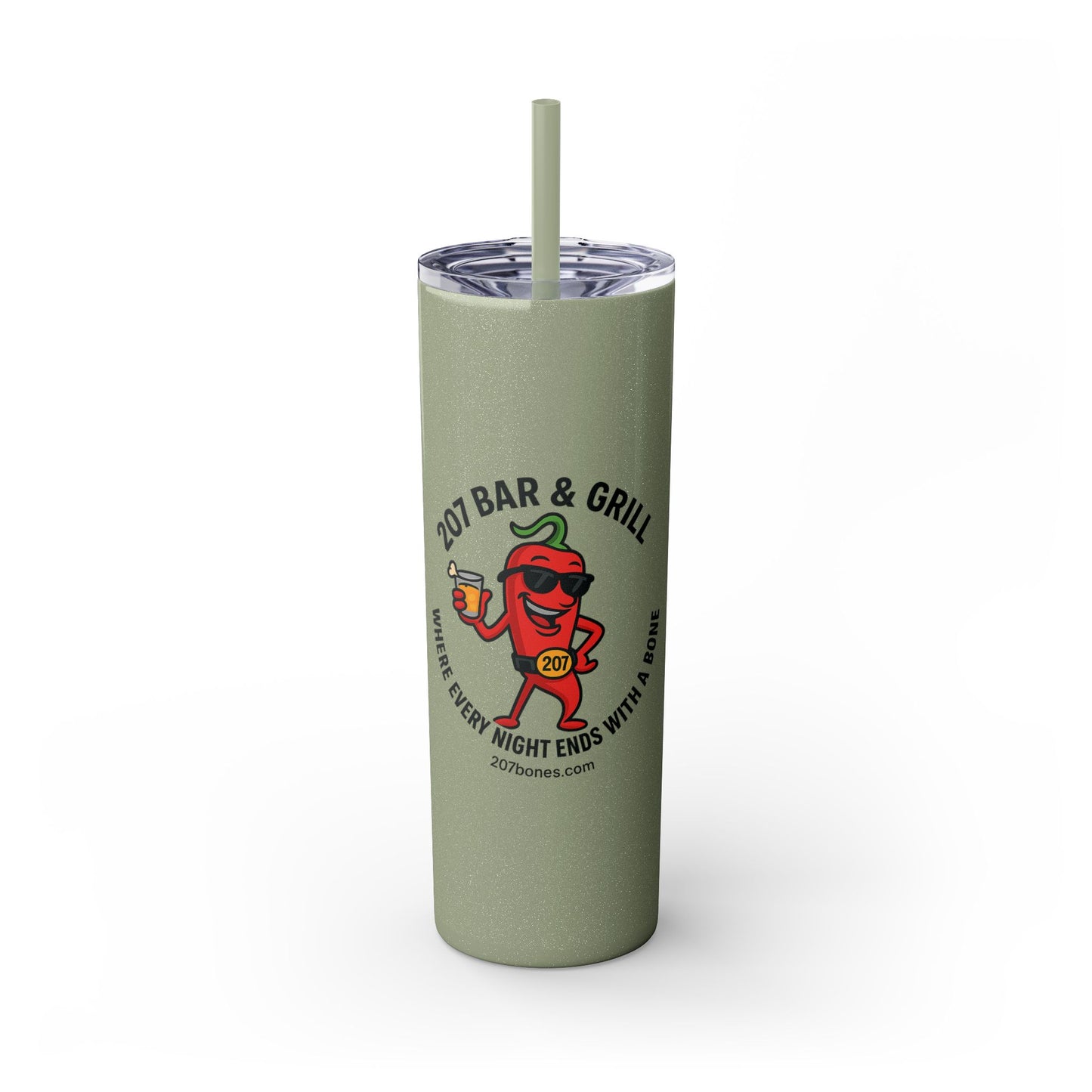 Stylish Skinny Tumbler, Perfect for Bars, Summertime Sipping, Party Favors, Gifts for Drink Lovers, Barware