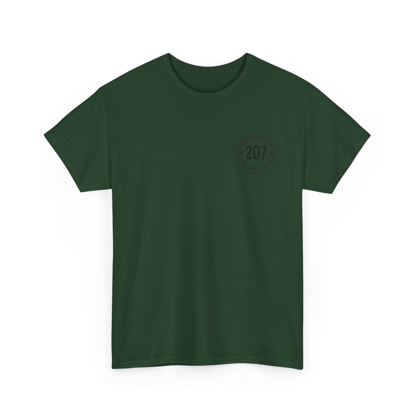 Unisex Heavy Cotton Tee - Bone of the Free, Home of the 207, American Spirit T-Shirt, Patriotic Tee, Casual Wear, Gift for Veterans