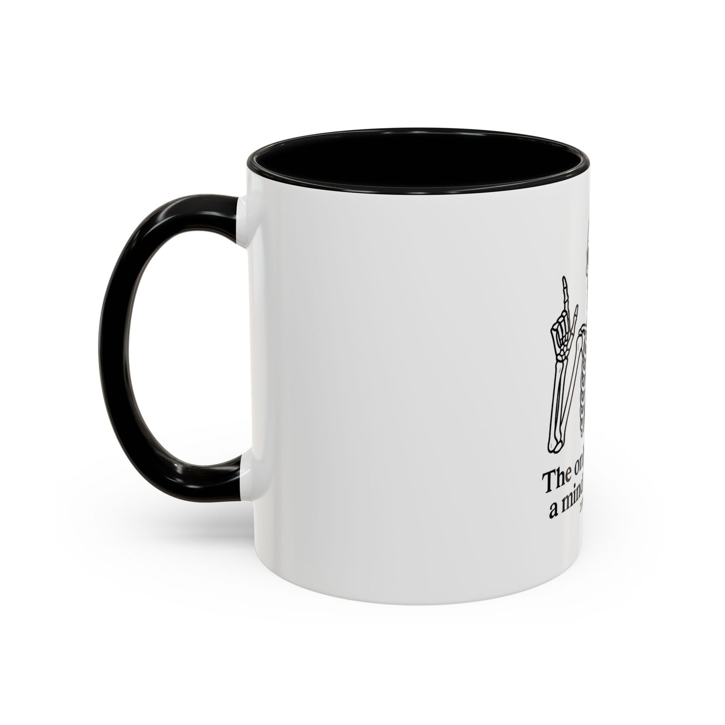 Skeleton Coffee Mug, Fun Halloween Mug, Humor Gift for Bone Lovers, Skeleton Decor, Unique Coffee Cup