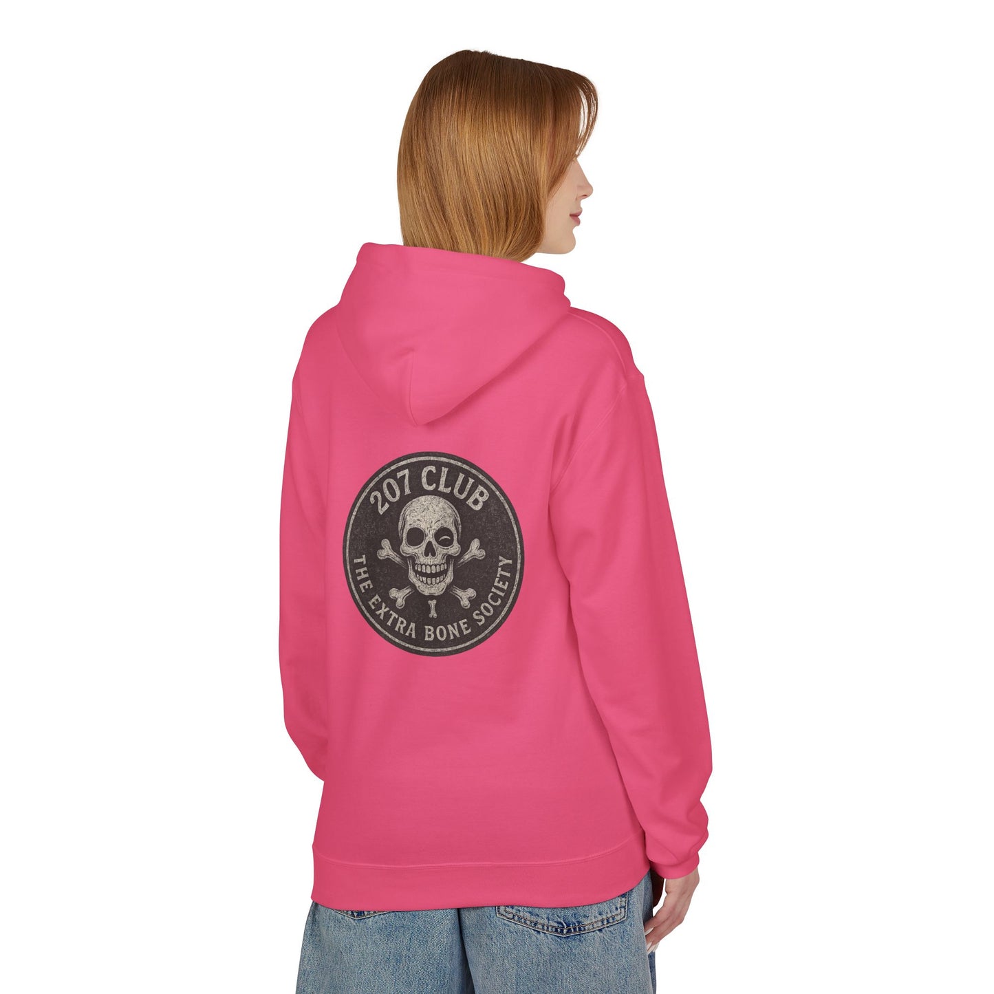 Chic Skull & Lip Print Hoodie, Graphic Sweatshirt for Fashion Lovers, Perfect for Cozy Days, Gifts for Friends, Halloween Outfit