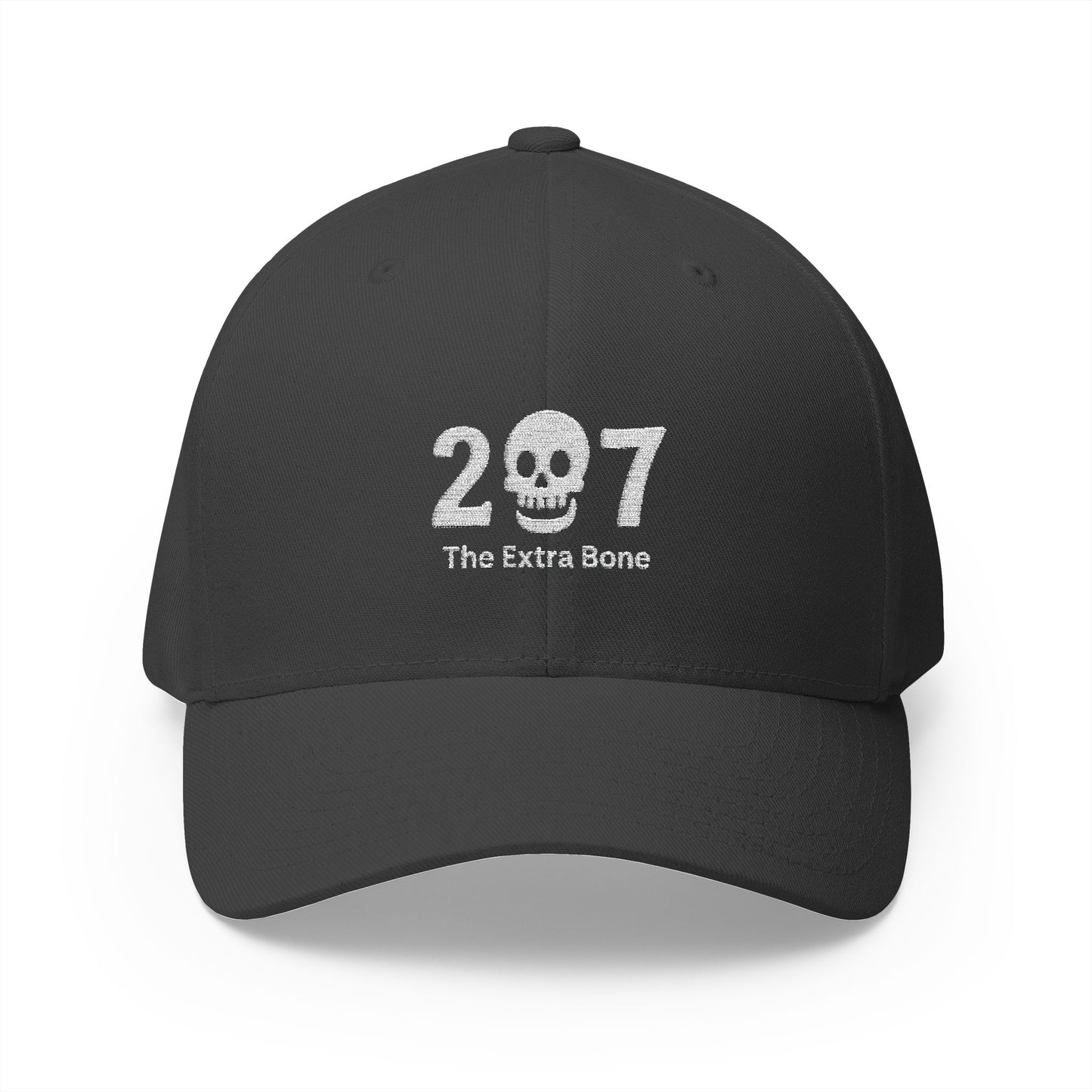 Skull Embroidered Cap - Casual Hat, Trendy Baseball Cap