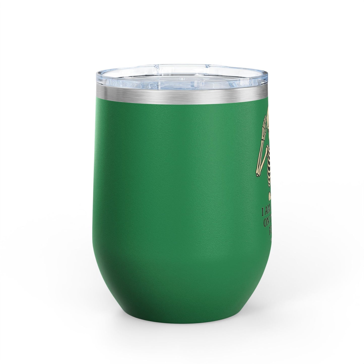 Charming Skeleton Wine Tumbler, Fun Gifts for Halloween, Unique Party Favor, Sip-Friendly, Durable Drinkware, Perfect for Wine Lovers
