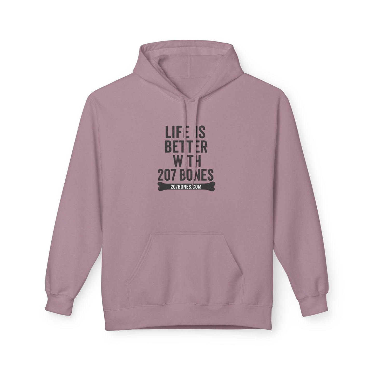 Life is Better with 207 Bones Hoodie, Unisex Softstyle Fleece Sweatshirt, Cozy Animal Lover Apparel, Gift for Pet Owners, Funny Dog [...]