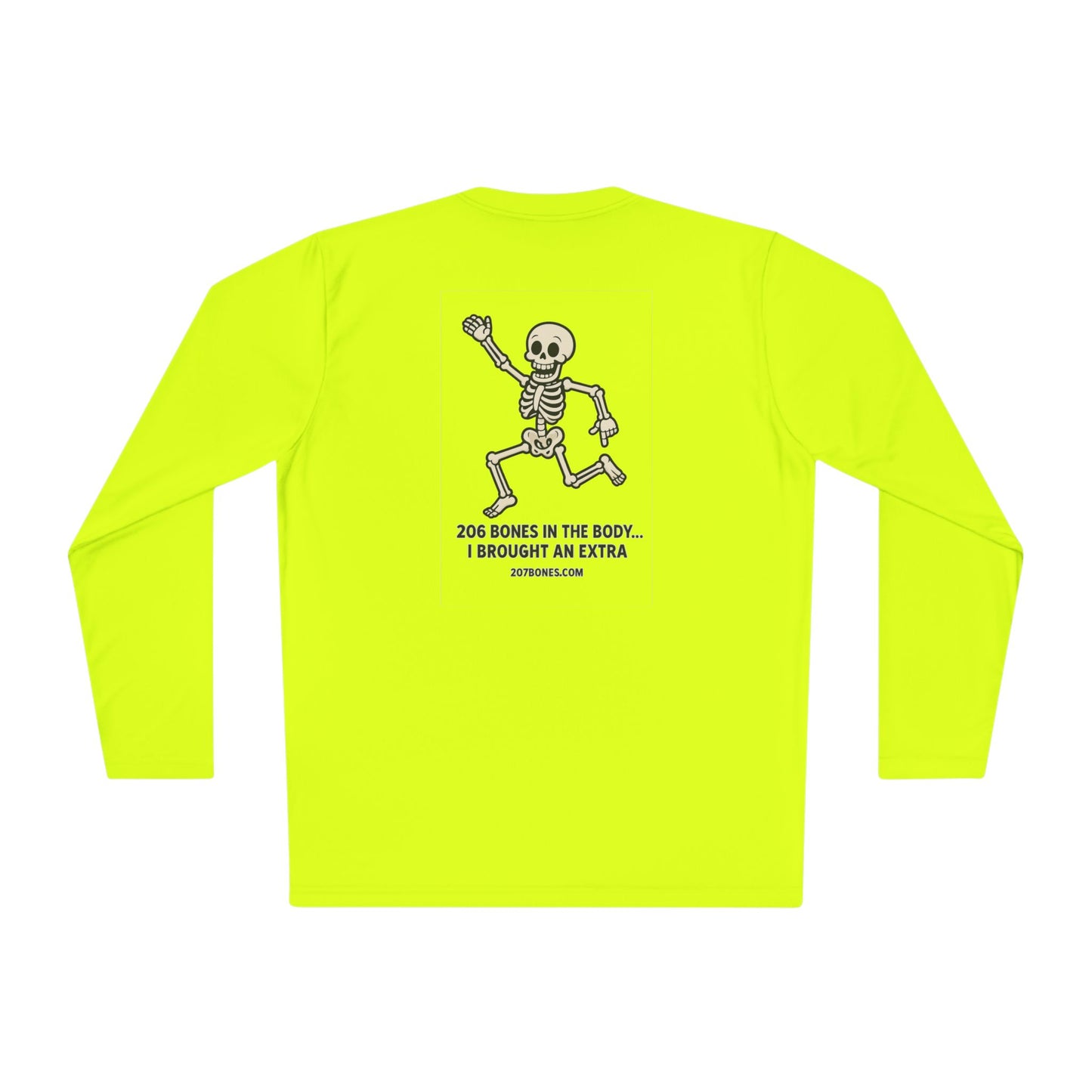 Skeleton Graphic Long Sleeve Tee, Fun Casual Shirt, Unique Gift for Halloween, Unisex Apparel, Jokes and Humor Tee