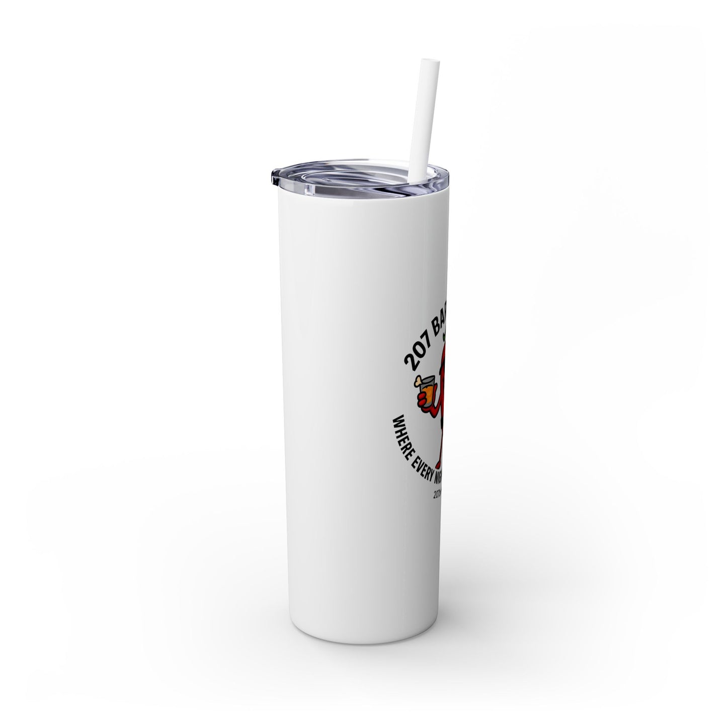 Stylish Skinny Tumbler, Perfect for Bars, Summertime Sipping, Party Favors, Gifts for Drink Lovers, Barware