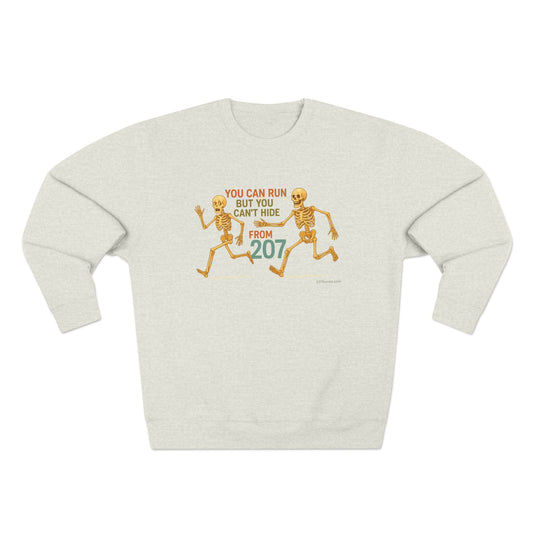 Funny Skeleton Sweatshirt, Halloween Apparel, Unisex Crewneck, Gift for Fans, Humor Clothing, Spooky Season Gear