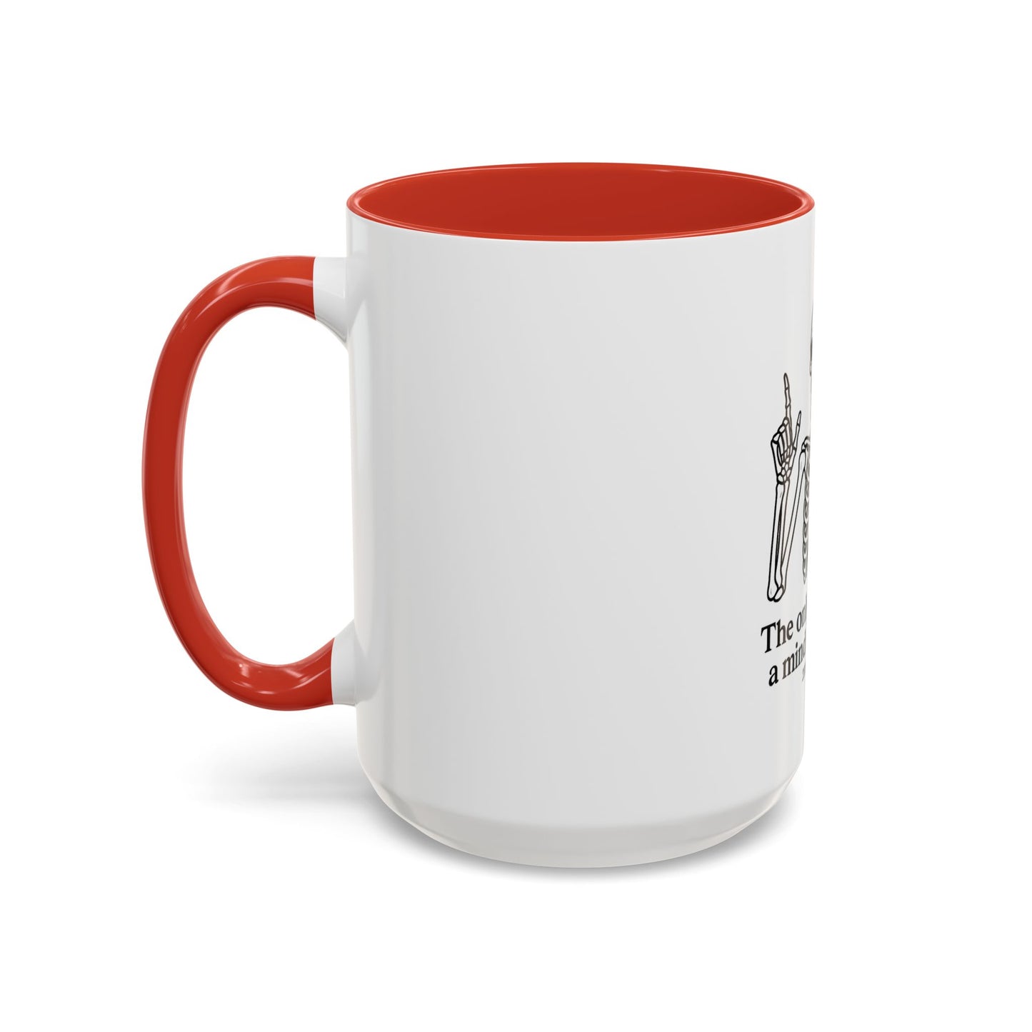 Skeleton Coffee Mug, Fun Halloween Mug, Humor Gift for Bone Lovers, Skeleton Decor, Unique Coffee Cup