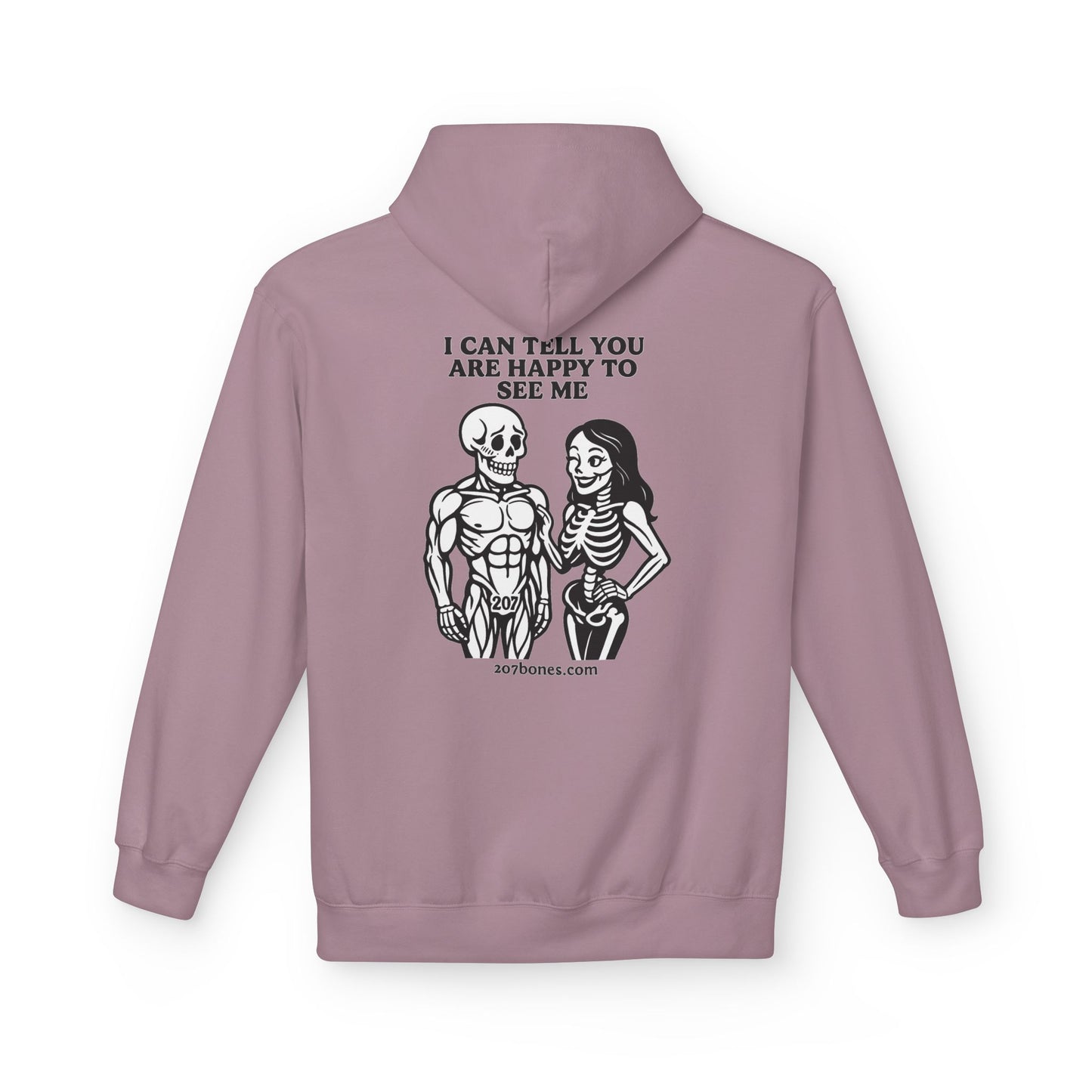 Skeleton Humor Hoodie, Unisex Funny Hoodie, Softstyle Fleece, Halloween Apparel, Gift for Him and Her, Comfortable Casual Wear