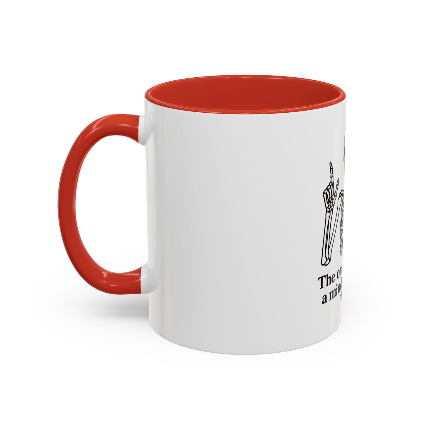 Skeleton Coffee Mug, Fun Halloween Mug, Humor Gift for Bone Lovers, Skeleton Decor, Unique Coffee Cup