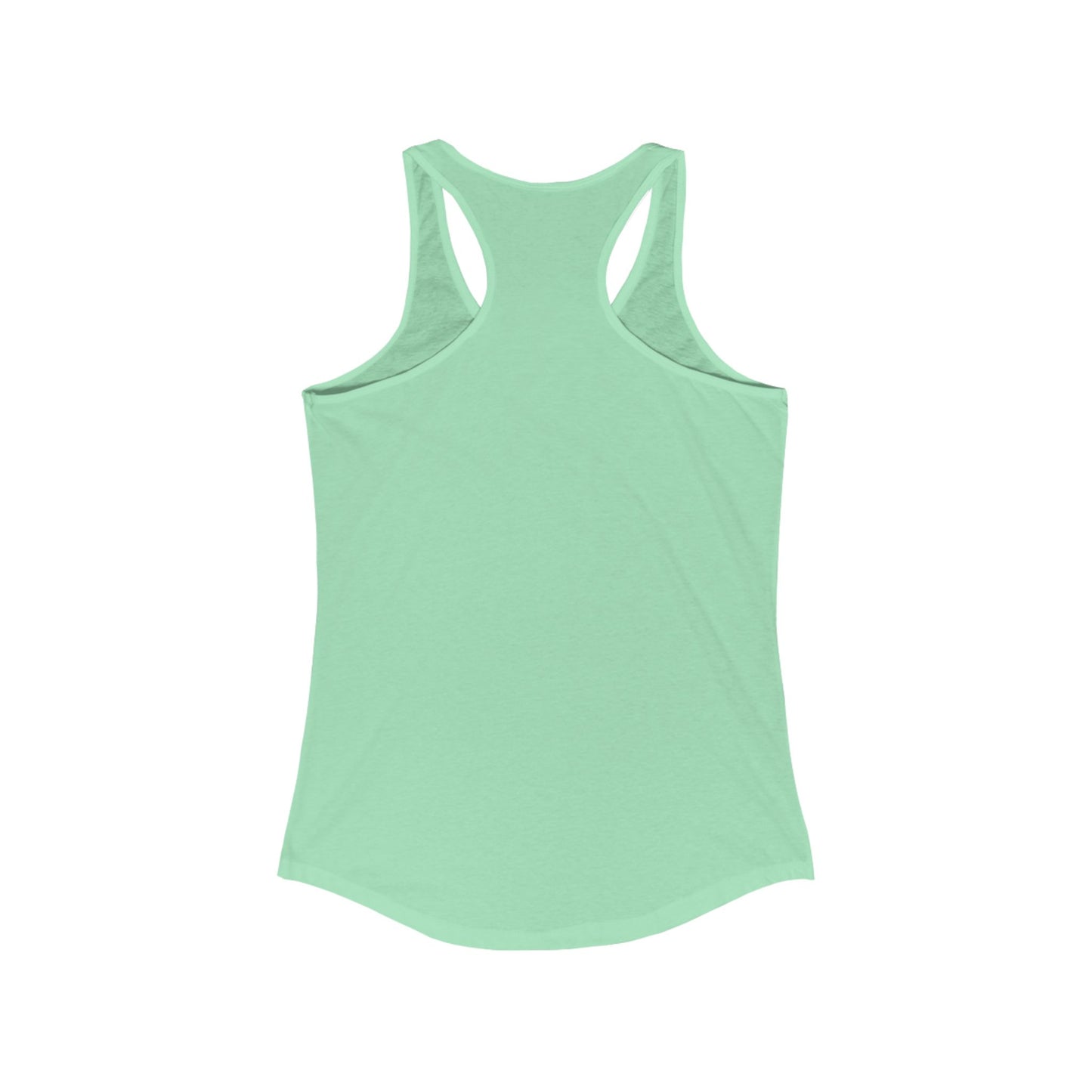 I Never Say No Racerback Tank Top - Fun Women's Workout Shirt, Casual Gym Wear, Fitness Gift, Summer Top