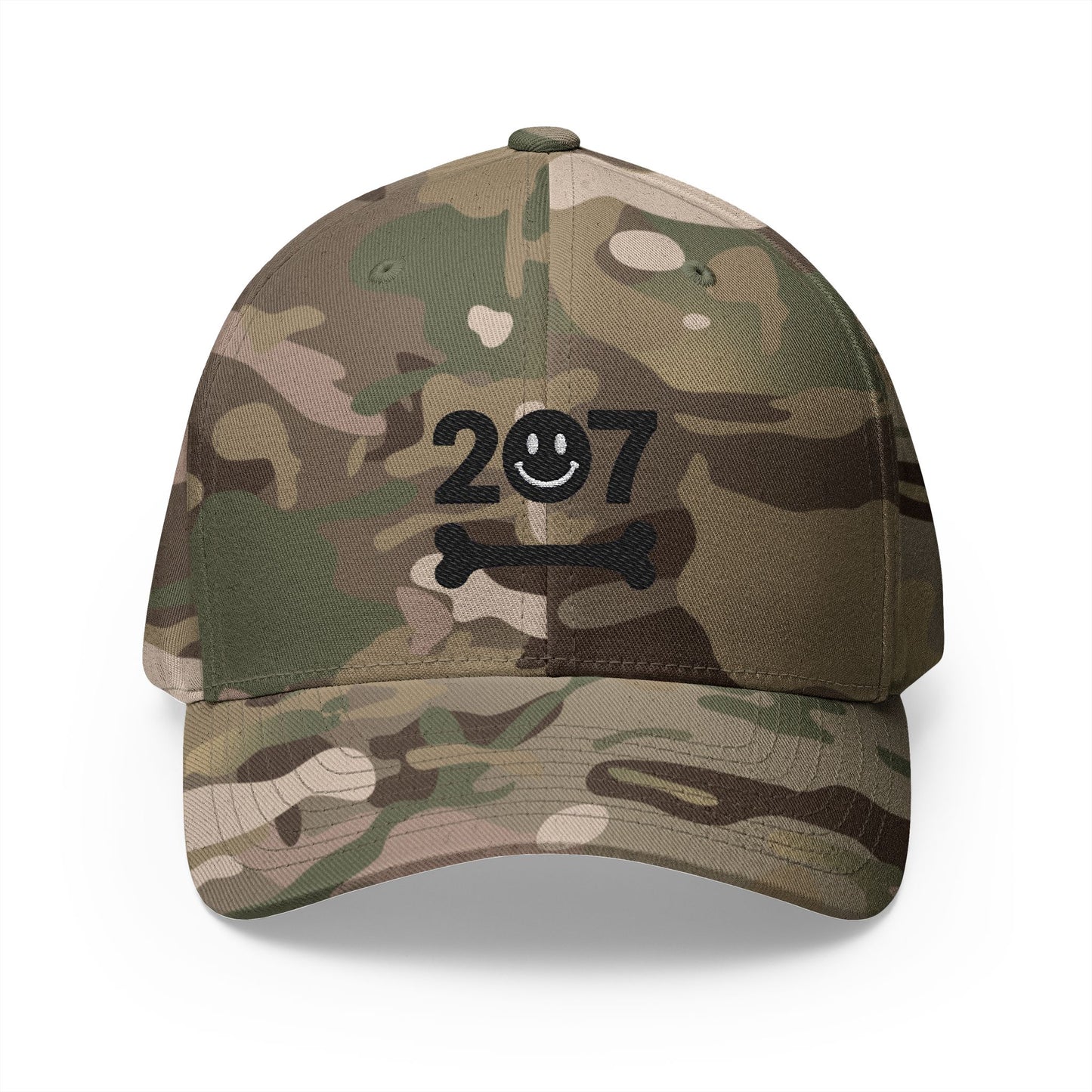 Smiley Bone Cap, Embroidered Baseball Hat for Dog Lovers, Casual Summer Accessory, Gift for Pet Owners, Trendy Dad Hat