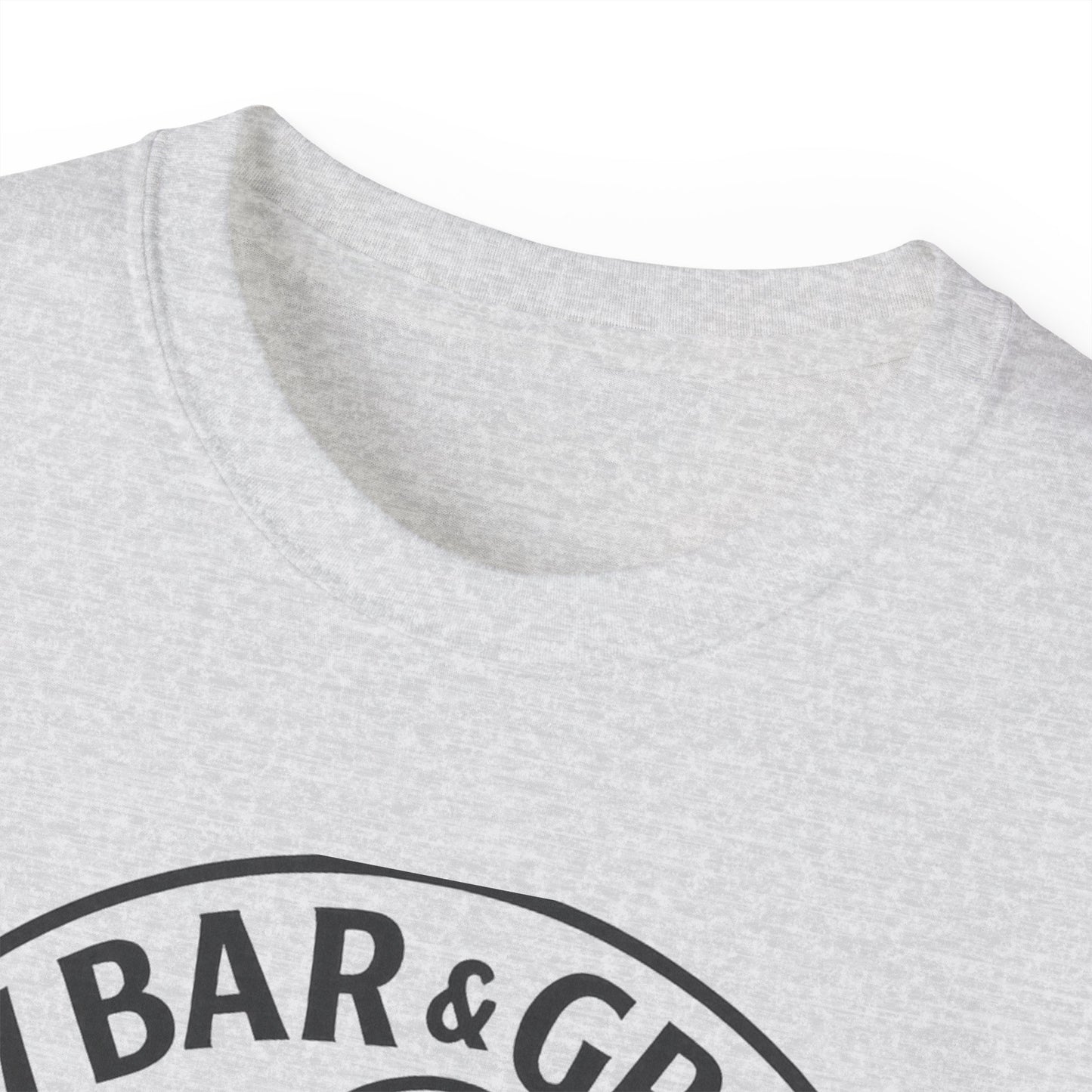 Skeleton Bar & Grill Tee, Fun Unisex Cotton T-Shirt for Halloween, Party Wear, Gift Idea, Casual Outfit