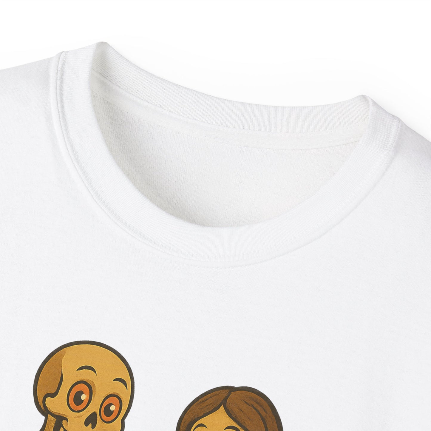 Skeleton Couple Tee, Funny Halloween Shirt, Gift for Couples, Spooky T-Shirt, Unisex Graphic Tee, Bone Humor Top