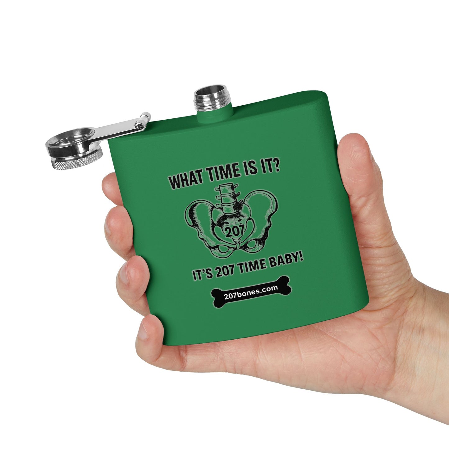 Unique 6oz Stainless Steel Flask | Perfect Gift for Parties, Tailgating, Camping, Birthdays, or As A Gag Gift