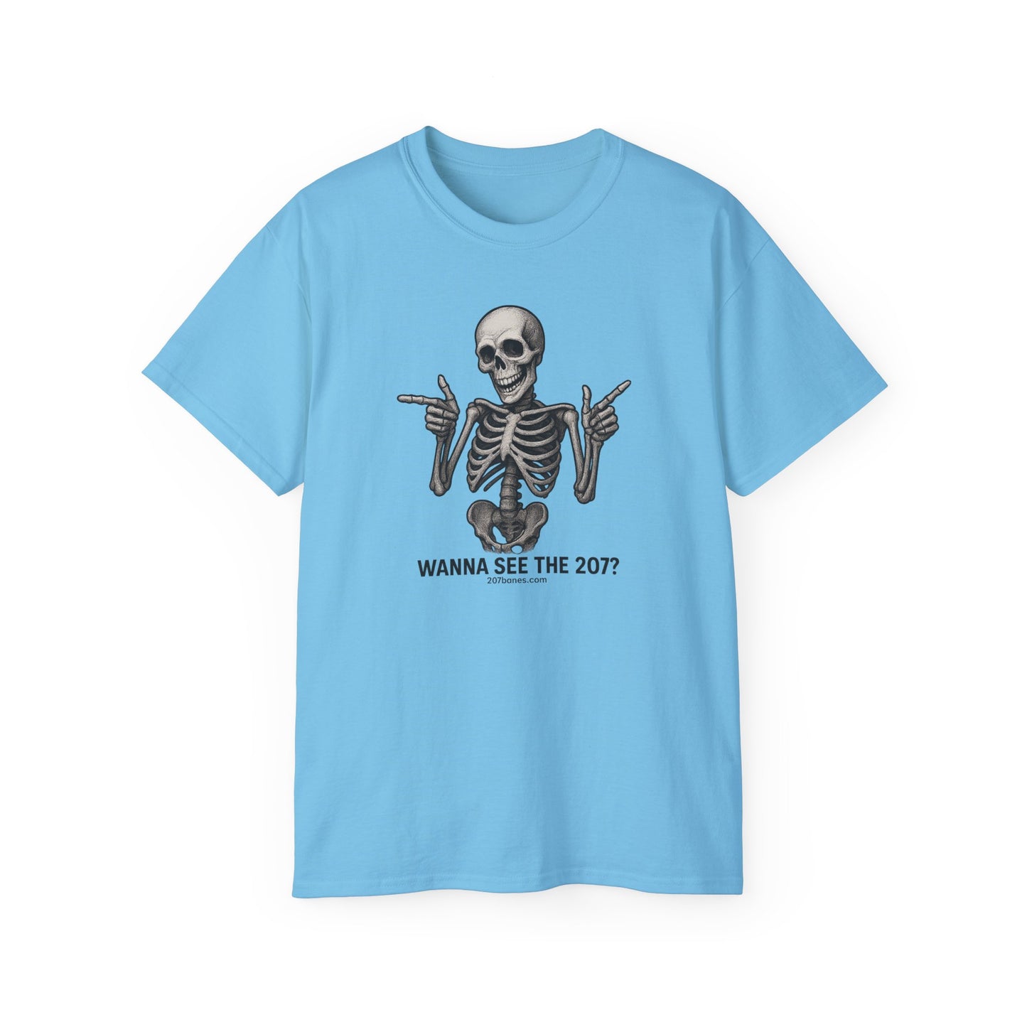 Skeleton Humor Tee: Perfect for Halloween, Parties, Birthdays, Casual Outfits, Gifts