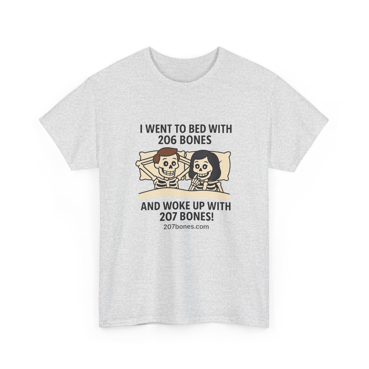 Funny Bone Humor Tee, Unisex Cotton T-Shirt, Gift for Halloween, Quirky Graphic Tee, Unique Birthday Present