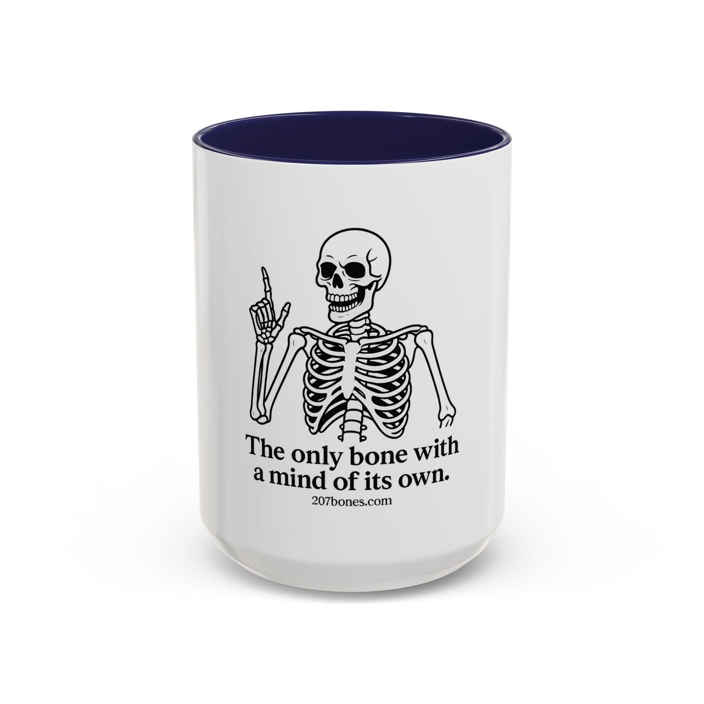 Skeleton Coffee Mug, Fun Halloween Mug, Humor Gift for Bone Lovers, Skeleton Decor, Unique Coffee Cup