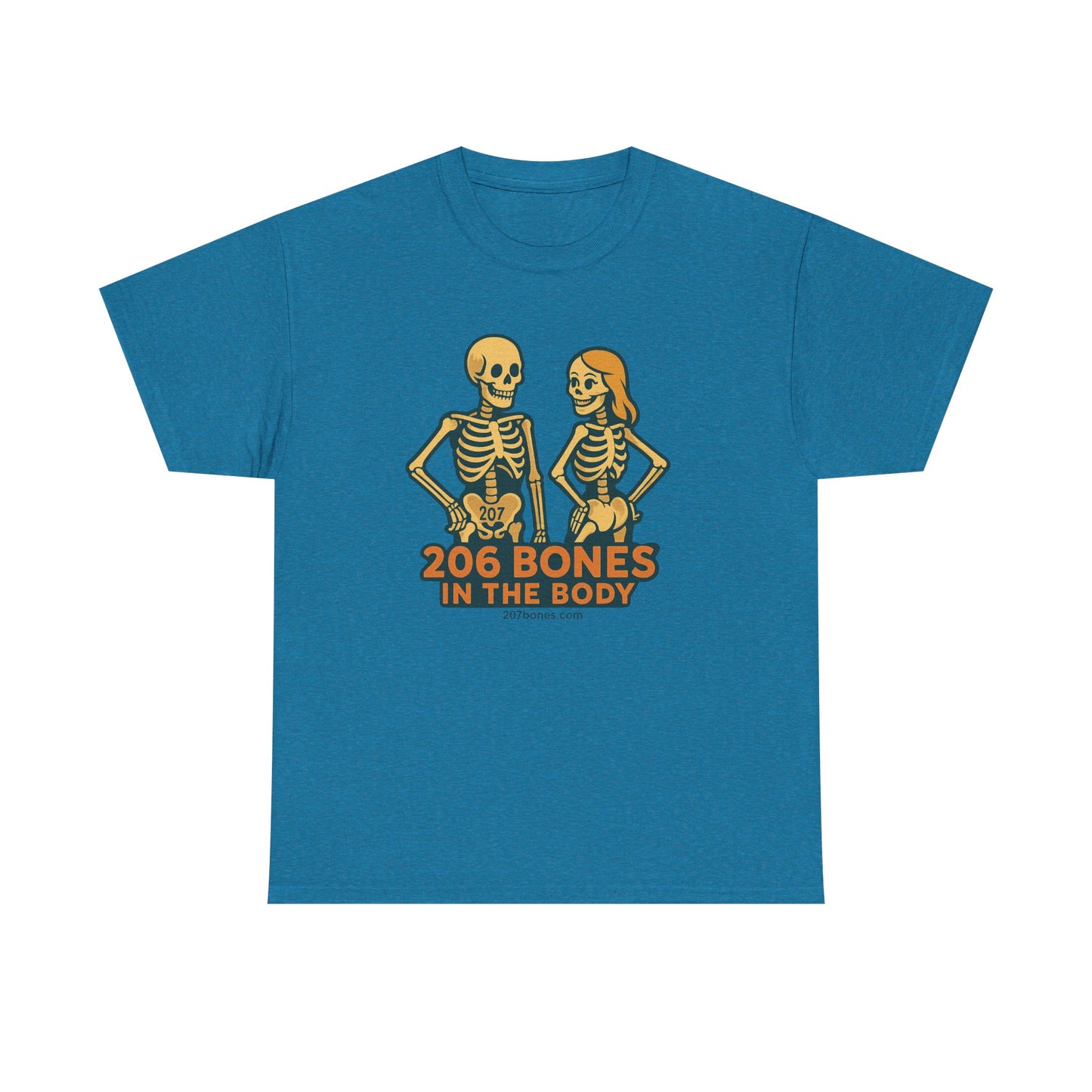 Playful Skeleton Graphic Tee, Fun Halloween Tee, Unisex Cotton T-Shirt, Spooky Gift Ideas, Casual Wear for Parties